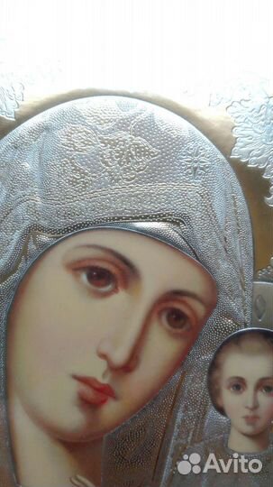 Икона Софрино.37*27. Позолота, посеребрение