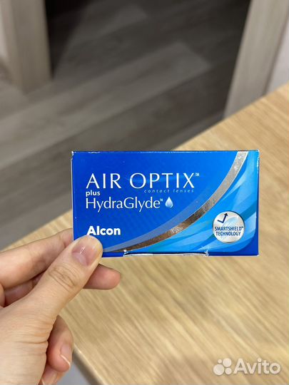 Линза Air Optix plus HydraGlyde Alcon -5.0