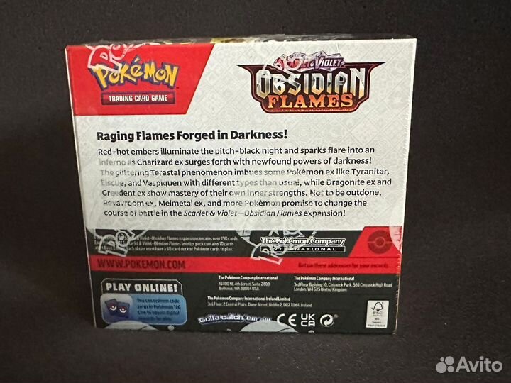 Pokemon TCG: SV3 Obsidian Flames Booster display