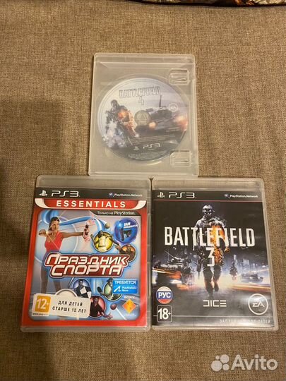 3 игры на PS3