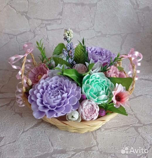 Букеты из мыла ручной работы