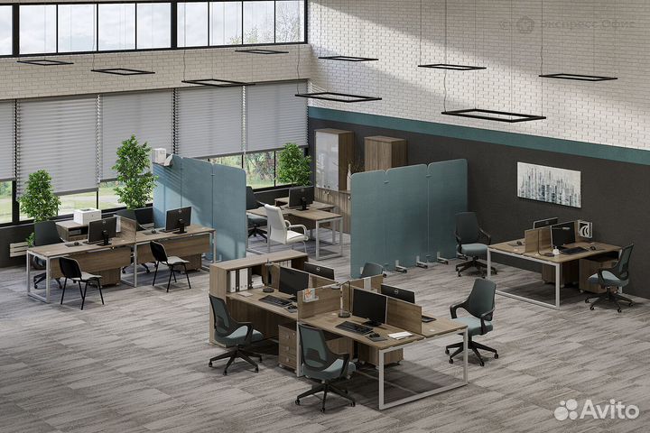 Офисная мебель для персонала Metal system quattro