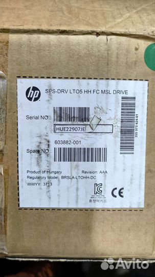 Ленточный привод HP MSL LTO-5, BL544A