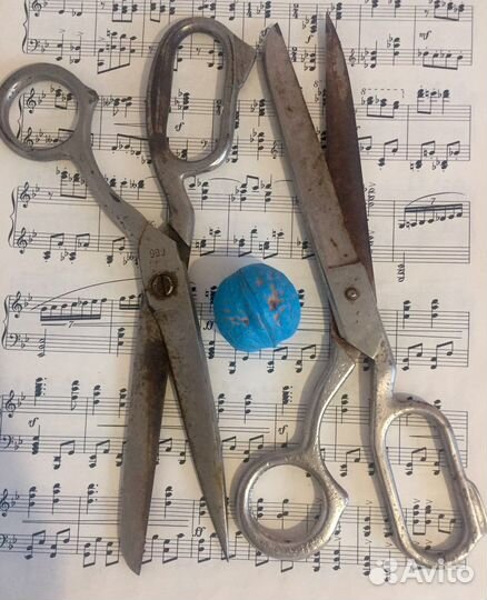 СССР — 50-е годы. Ножницы кованые старинные