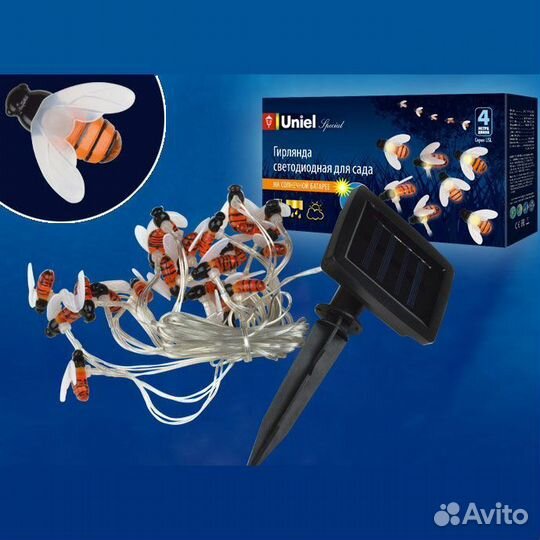 Гирлянда на солнечной батарее USL-S-127/PT4000