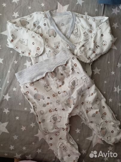 Вещи пакетом для новорожденного