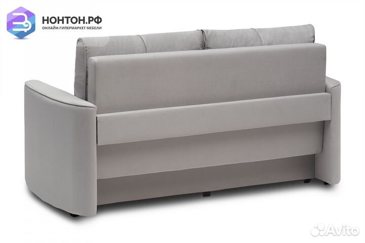 Диван еврокнижка Колибри серый