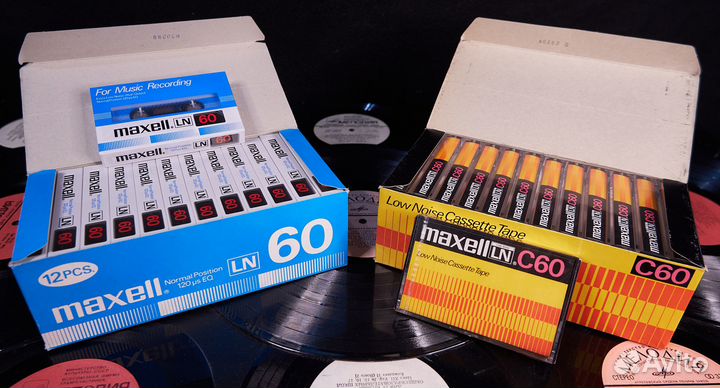 Аудиокассеты новые запечатанные Sony/TDK/Maxell