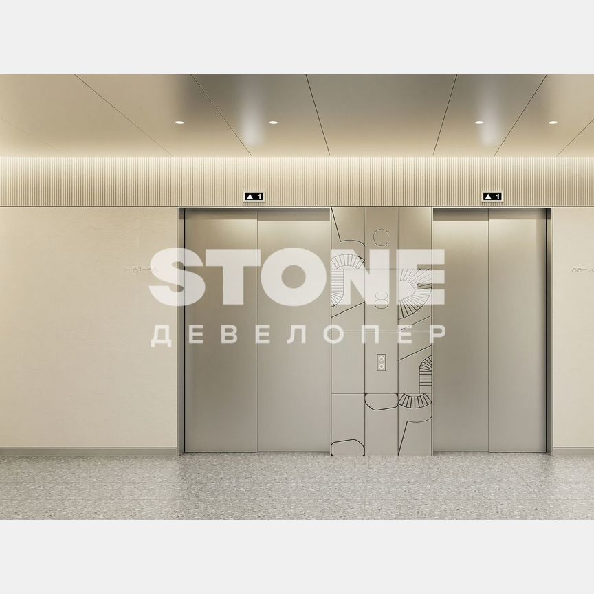 1-к. квартира, 50,1 м², 3/24 эт.