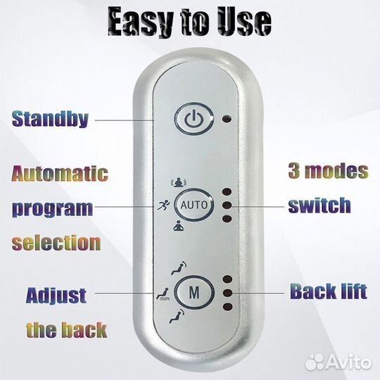 Массажное кресло складное бирюзовое