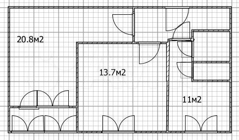 Комната 12 м² в 3-к., 1/12 эт.