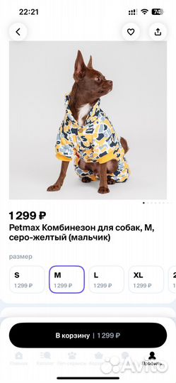 Комбинезон для собак