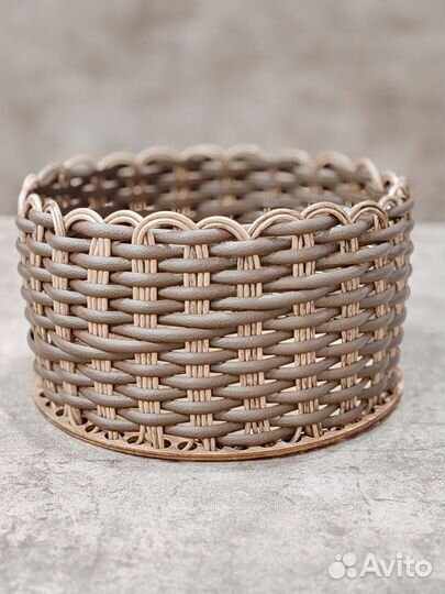 Плетеные корзинки из ротанга