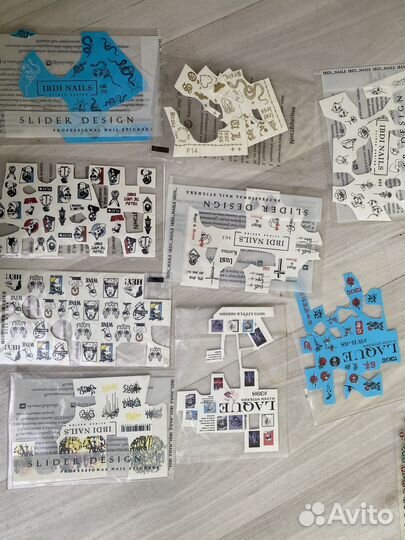 Слайдеры наклейки / маникюр