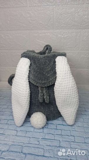 Рюкзак детский, плюшевый