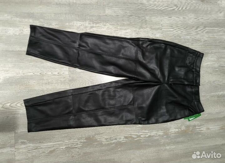 Брюки кожаные женские zolla