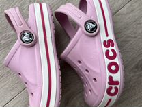 Crocs детские розовые размер 25-26