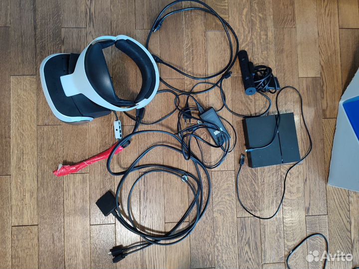 Playstation 4 pro + PS VR + PS move + 4 геймпада