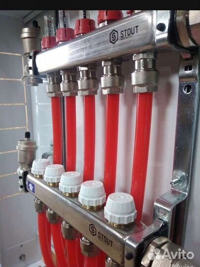 Тёплый пол, отопление. Водопровод, канализация