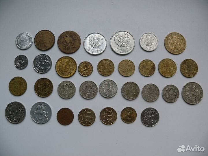 Монеты стран снг и Прибалтики. Регулярный чекан