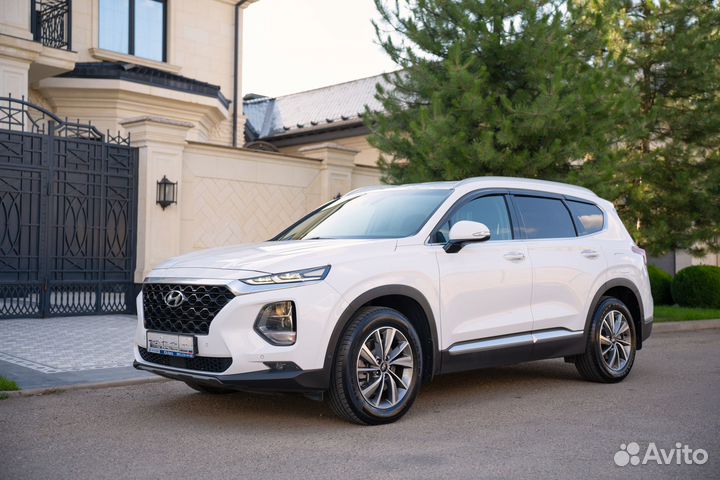 Hyundai Santa Fe 2.2 AT, 2018, 86 500 км