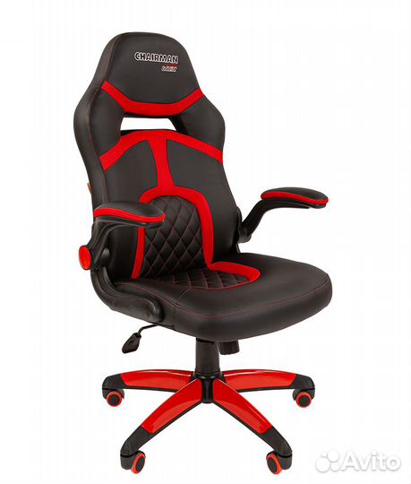 Кресло игровое новое Chairman game 18 экокожа