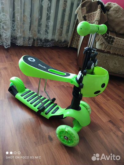 Самокат беговел 2 в 1