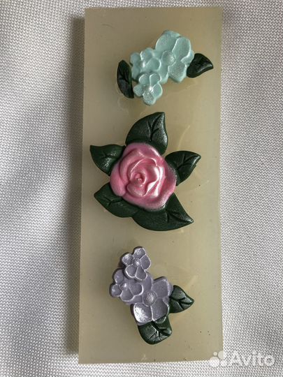 Молд силиконовый Цветы