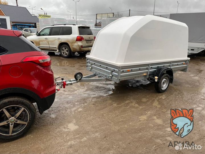 Прицеп с крышкой Н1500мм. ндс, без ндс. Рассрочка
