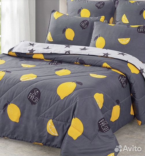 Постельное белье с одеялом 1,5 спальное