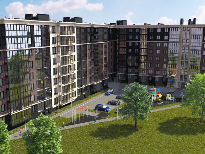 2-к. квартира, 63,5 м², 2/8 эт.