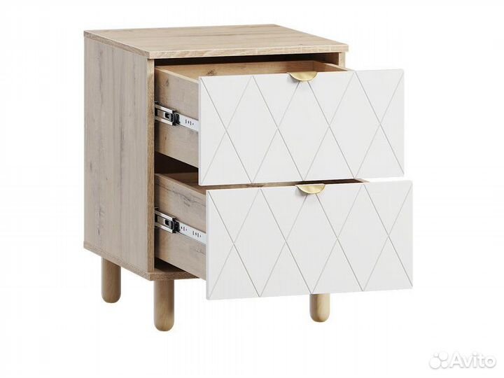 Тумба прикроватная Теджонс Diamond Milk