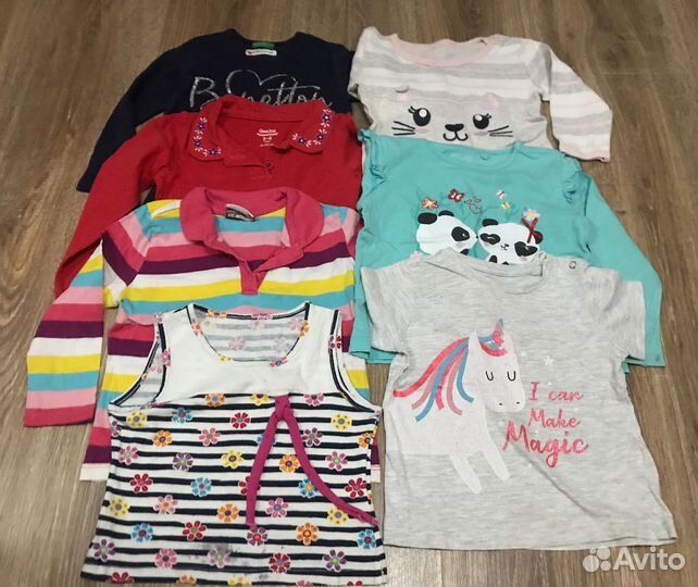 Вещи пакетом для девочки 86 92 hm