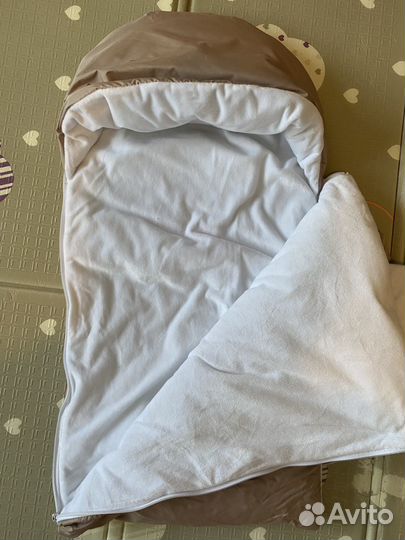 Конверт на выписку демисезонный бежевый