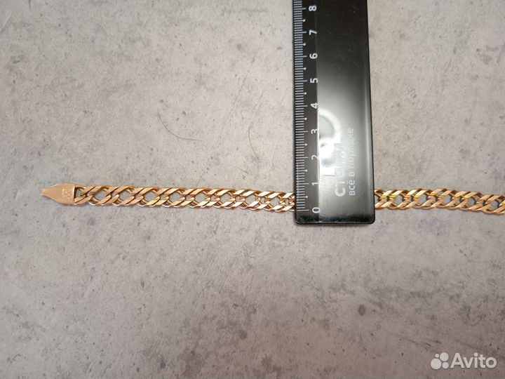 Мужской золотой браслет 585 rg