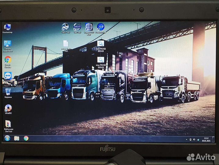 Volvo Vocom (Volvo, Mack, Renault) + ноутбук с по