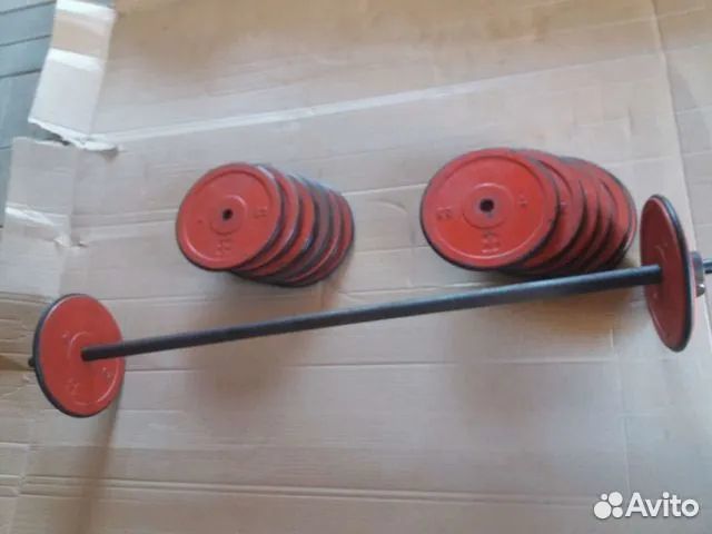Штанга 35кг и блины отдельно по 2,5кг