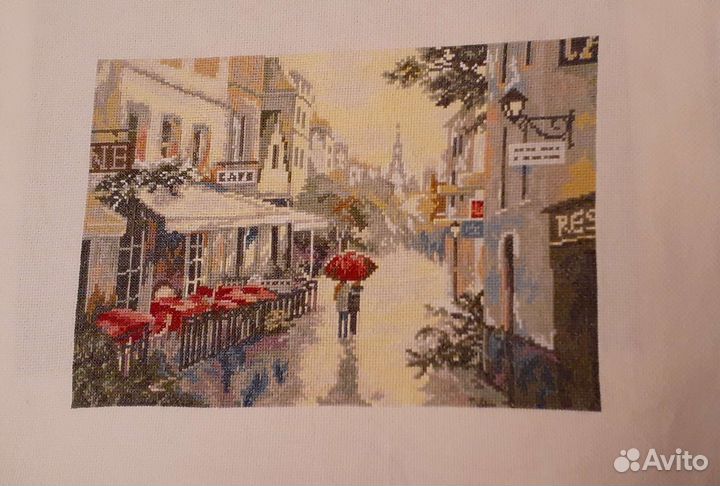 Картина, вышитая крестиком 