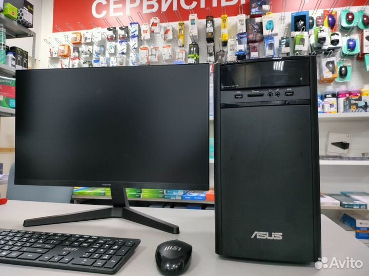 Компьютер Asus AMD A4-6210/r5/240/1tb win10