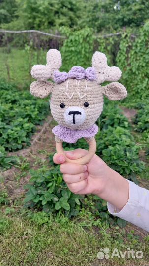 Вязаные погремушки