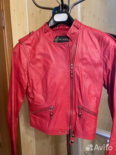 Куртка кожаная женская 42 44