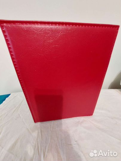 Папка для документов a4 кожзам с тиснение СССР