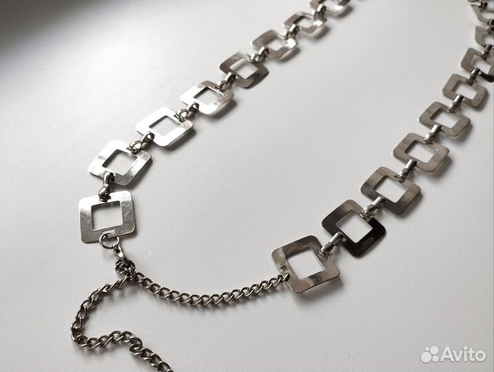 Ремень женский металлический Пояс цепочка