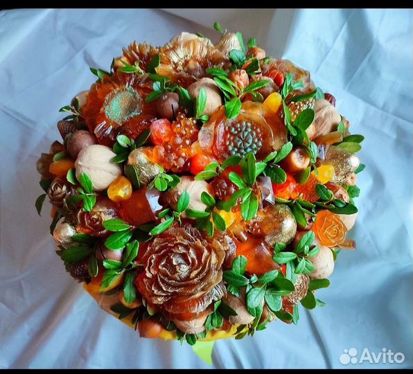 Съедобные букеты, женские, мужские, детские, боксы