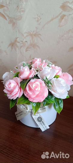 Букет цветов из мыла