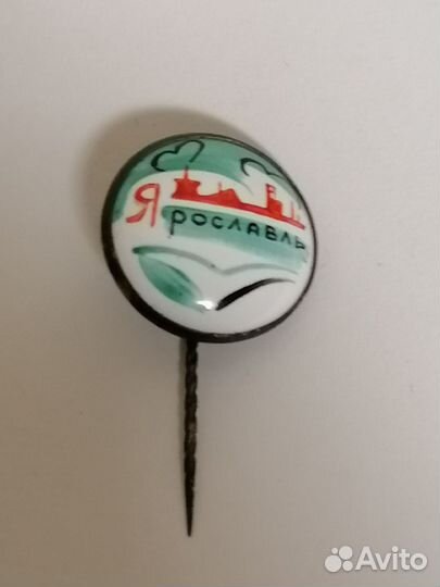 Значок Ярославль финифть