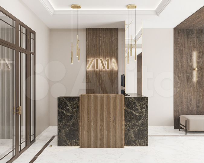 2-к. квартира, 61,2 м², 17/23 эт.