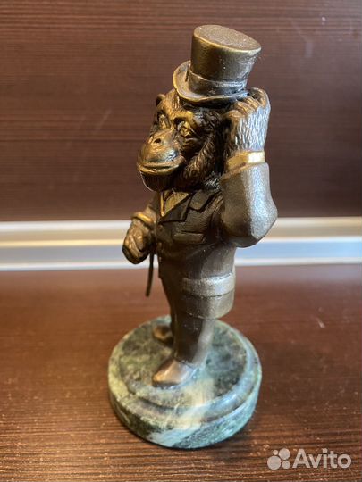 Бронзовая статуэтка Обезьяна