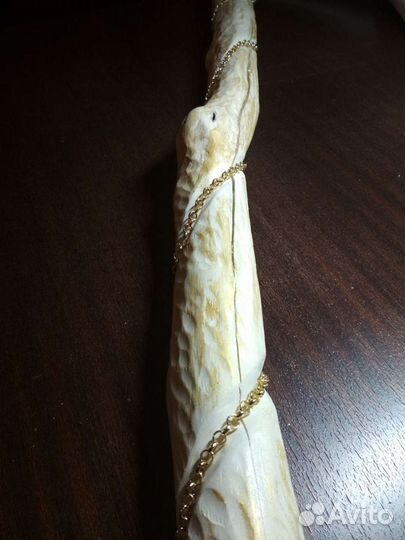 Посох деревянный ручной резьбы