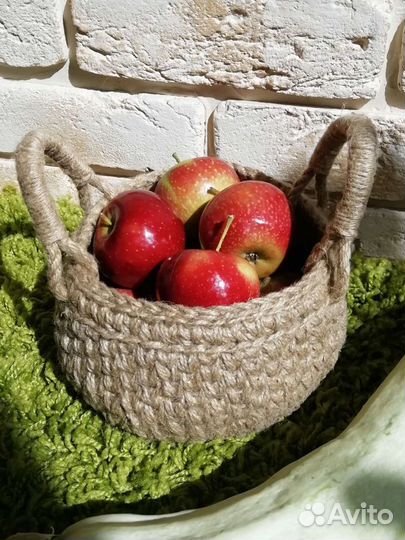 Корзинка из джута